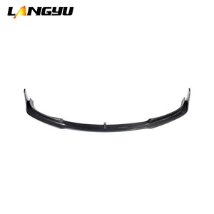 Piezas de modificación de coche Langyu, Kit de carrocería de fibra de carbono seco, labio delantero, difusor trasero, alerón de falda lateral para Tesla <span class=keywords><strong>Model</strong></span> <span class=keywords><strong>3</strong></span> Bodykit - Product Image 3