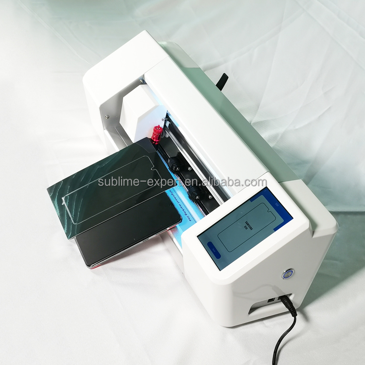 Zero Stock Cutting Machine Universal Phone Hydraulic Soft Film Mobile Front /Back Film Skins Intelligent Screen Protector Cutter