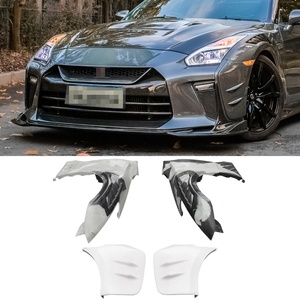 Para Nissan R35 TOP SECRET, Alerones Laterales de Fibra de Carbono y FRP, Paneles Divisores, Spoiler, Accesorios de Tuning - Product Image 2