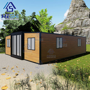 บ้านพับได้แบบโมดูลาร์บ้านตู้คอนเทนเนอร์แบบสองห้องนอนบ้านสำเร็จรูปแบบขยายได้ - Product Image 1