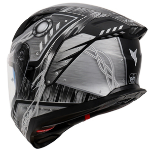 Un casque de moto de sécurité intégral double face conçu spécifiquement pour les motocyclistes - Product Image 4