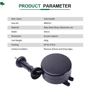 Poignée de <span class=keywords><strong>portail</strong></span> de clôture électrique noire, résistante aux UV, grande housse de protection, utilisation sécurisée, ruban extensible, adapté pour la ferme en plein air - Product Image 5