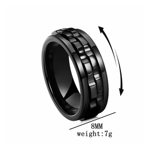 Unisex hợp thời trang 18K mạ vàng vòng thép không gỉ thủ công món quà cưới trang sức thời trang vài phụ kiện bán buôn - Product Image 2