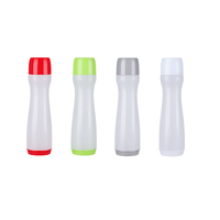 Bouteille de sauce BBQ Easy Squeeze Buse en silicone Distributeur de pâte à crêpes et de marinade anti-goutte avec marqueur de mesure