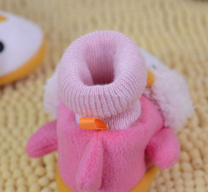 Ciabatte da interno rosa personalizzate per bambini basse MOQ scarpe antiscivolo per piccole ragazze pinguino - Product Image 4