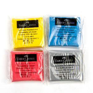 Gomme souple malléable <span class=keywords><strong>Faber</strong></span>-<span class=keywords><strong>Castell</strong></span>, boîte rouge colorée, papeterie en caoutchouc, art, étudiant, croquis, surlignage - Product Image 5