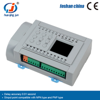 Huaqingjun 12DI 12DO Salida de transistor PLC Entradas analógicas Salidas 0-20mA WIFI Phone App PLC para automatización del hogar