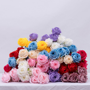 Bouquet de roses artificielles Wen Hope, fleurs en soie multicolores pour la décoration de la maison, Saint-Valentin - Product Image 1