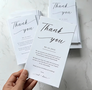 Tarjeta de Felicitación Retro Personalizada para Negocios, Sobres Vintage, Agradecimiento en Papel Elegante, Encuadernación Rústica, Empaquetado en Cartón - Product Image 3