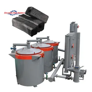 Fabricante de máquina compacta para hacer carbón/horno de carbonización para carbonizar carbón de madera/horno de carbonización de fibra de carbono