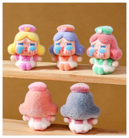 Figurine miniature 3D en résine, fée pleureuse, bébé, amour, sculpture de fille, maison de poupée, jeu de rôle, décoration de gâteau, sac surprise, jouets pour enfants