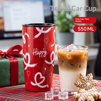 Taza de Café de Doble Pared con Aislamiento al Vacío de 500 ml, Interior de Acero Inoxidable, Termo Premium para Bebidas Frías y Calientes