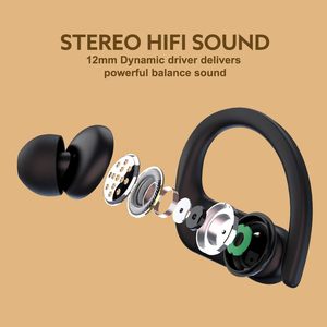 Audífonos Inalámbricos Deportivos Negros QCY T6 TWS con Bluetooth 5.0, Resistentes al Agua IPX4, Control Táctil y hasta 10 Horas de Reproducción - Product Image 2