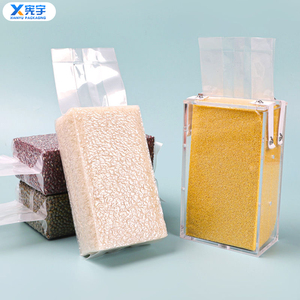 Sac sous vide transparent épaissi en PA/PE pour briques <span class=keywords><strong>de</strong></span> riz 2,5 kg 5 kg 10 kg, sac plastique compressé thermoscellable pour produits secs, aliments pour animaux, céréales - Product Image 2