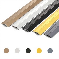 Profilé de bordure de carrelage en aluminium moderne pour seuil de sol en céramique, hôtel, salle de bain, décoratif, imperméable, durable, écologique