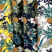 Tissu tissé imprimé 100 % viscose écologique de luxe en gros, 57/58 pouces, pour textile de maison, mobilier, vêtements et doublures