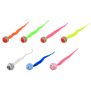 Mainan gerakan interaktif hewan peliharaan kebosanan mainan kucing hiburan diri baru bola pelangi gaya Linen ramah lingkungan Modern - Product Image 1