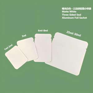 En stock 2ml/3ml Échantillons <span class=keywords><strong>Sachets</strong></span> Minuscules Pochettes en feuille d'aluminium Mini Sacs d'échantillon format voyage pour cosmétiques Lotion Gel Sachet vide - Product Image 1