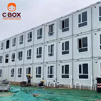 Cbox Maison Conteneur Modulaire Préfabriquée Démontable en Kit pour Logement de Travailleurs de Chantier et Hébergement du Personnel