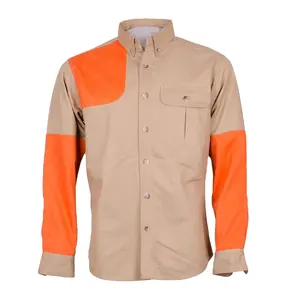 厂价迷彩狩猎麋鹿橙色火焰狩猎山地衬衫轻质t恤