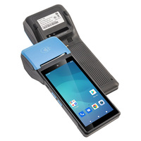 UNIWA V6P, Teléfono Inteligente con Pantalla Táctil de 5.45 Pulgadas, Android 12, NFC, Impresora de Etiquetas Térmicas de 58 mm, 4G, USB Tipo-C, OTG, PDA, MTK, 256 MB + Stock