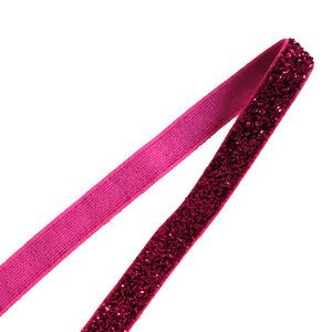 <span class=keywords><strong>Ruban</strong></span> en velours métallique noir non élastique de 1 pouce (25 mm) de large, <span class=keywords><strong>ruban</strong></span> pailleté de Noël pour emballage cadeau - Product Image 1