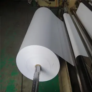 Lembar PVC putih 0.2mm plastik tipis mengkilap buram lembar PVC kaku putih untuk naungan lampu