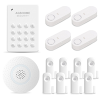Systèmes de Sécurité Domestique Intelligents Sans Fil DIY OEM ODM avec Détecteur de Mouvement PIR, Fonction SOS et Portée de Détection de 5-7m
