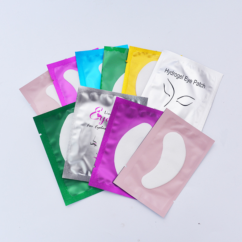 Coussinets sous les yeux Extension de cils Gel Patches Extension de cils Non pelucheux Sous Hydrogel Masque pour les yeux Coussinets Coton OEM/ODM 10pcs