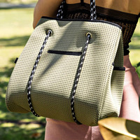 Sac à main personnalisé en néoprène de haute qualité, ensemble de 3 pièces, sac fourre-tout multifonctionnel pour maman, petit sac à main pour toutes les saisons (hiver, automne, printemps)