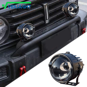 ไฟตัดหมอกหน้าแบบเลเซอร์คู่ทรงกลม LED พร้อมเลนส์โปรเจคเตอร์สำหรับรถยนต์โตโยต้า แอ็กซิโอ วีออส โคโรลล่า ปี 2009 2010 แคมรี่ ปี <span class=keywords><strong>2019</strong></span> กำลังไฟ 72 วัตต์ ขนาด 3.0 นิ้ว - Product Image 2