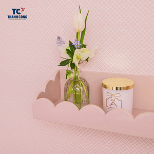 Plateaux de service en laque MDF rose de belle conception Plateaux en laque MDF Plateau décoratif en bois pour la décoration de la maison Fabriqué au Vietnam - Product Image 3