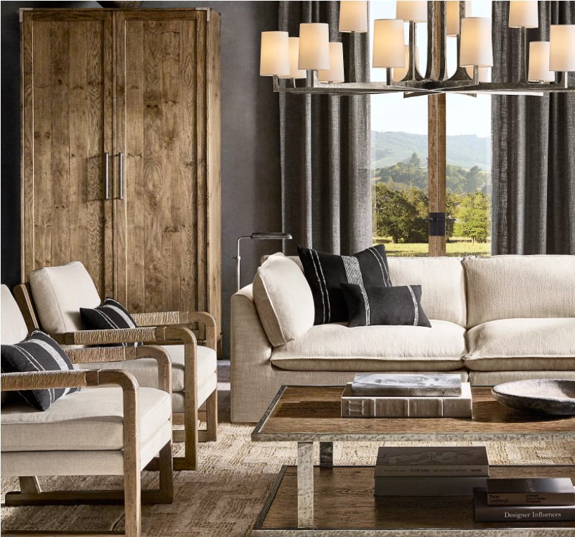 light chandelier luxury light iron crystal five-tier round 60