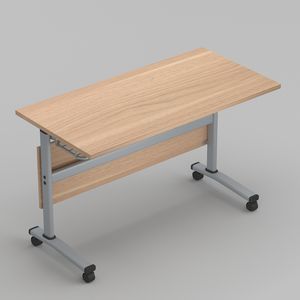 Büroarbeit platz tisch Hotel Konferenz raum Arbeits treffen Cabrio Holz Metall Büro tische Klappbarer Trainings tisch - Product Image 2