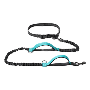 Correa para Perros Manos Libres, Cinturón Ajustable de Nailon, Doble Asa, Elástico, Retráctil, con Costuras Reflectantes - Product Image 1