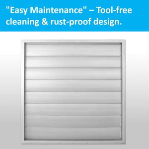 48 ''công nghiệp lớn năng lượng mặt trời Powered thông gió làm mát tường nhà kính lưu thông không khí quạt thông gió DC bóng điện ứng dụng điều khiển - Product Image 2