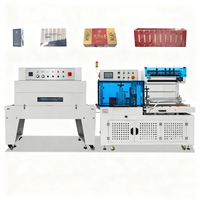 Machine de thermosoudage de film entièrement automatique contrôlée par PLC avec scellage latéral et découpe en L pour l'emballage de boissons et de textiles