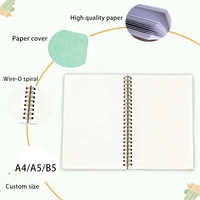 Offre Spéciale : Carnet A4 à Couverture Rigide avec Reliure Spirale Wire-O pour Gestion des Stocks et Planification Promotionnelle, Logo Personnalisable