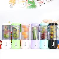 Fruit Juice Mini USB Draagbare IJs Smoothie Blender 450ML Huishoudelijke Hoge Snelheid 6 Bladen Elektrische Blender Machine Sapcentrifuge