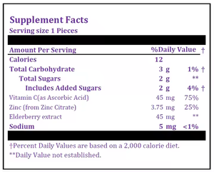 Bonbons Gommeux Bio Ausreson à la Sureau Noir et Vitamine C, Complément Alimentaire en Vrac, Soutien Immunitaire, Certifié Halal, Marque Privée - Product Image 5