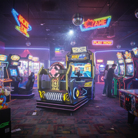 Nouvelle machine de jeu de tir, machine de jeu d'arcade à monnayeur, machine de tir interactive pour deux joueurs