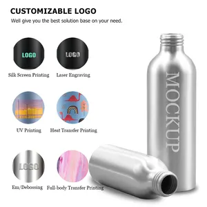 Custom Empty 100ml 250ml 300ml 500ml Body Wash Shower Gel Cosmetics Hair Conditioner Pump Aluminium Shampoo Bottle Packaging
