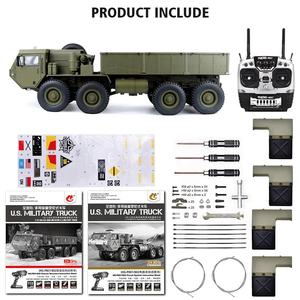 Hengguan HG-P803A trash HG P803A PRO Light Sound 1/12 EP électrique 8WD HEMTT Radio Control Car 8X8 RC Hobby <span class=keywords><strong>militaire</strong></span> Truck jouets - Product Image 6