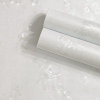 Classique Pivoine Rose Fleur Floral En Soie Unie Texture Papier Peint Rouleaux De Papier Peint Auto-Adhésif PVC Papier Peint