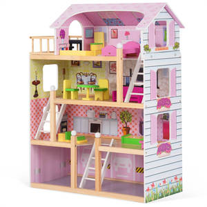 <span class=keywords><strong>Casa</strong></span> delle bambole per bambini vendita calda <span class=keywords><strong>casa</strong></span> delle bambole in legno con ascensore e 15 pz Mini mobili all'ingrosso <span class=keywords><strong>casa</strong></span> delle bambole per bambini - Product Image 3