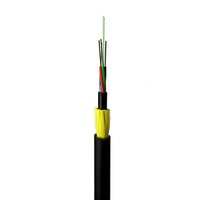 Cable Óptico Aéreo ADSS G652D Monomodo de 4-96 Hilos, Autoportante para Exteriores, Fibra Óptica de PVC de 1 km, GJYXFCH Qianluo/OEM