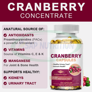 Ausreson Suplemento Dietético de Saúde Imunológica Vitamina C <span class=keywords><strong>Cranberry</strong></span> Probiótico Cápsulas Macias de <span class=keywords><strong>Cranberry</strong></span> - Product Image 3
