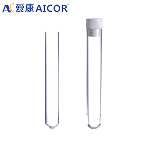 Medical Sterile 16*100Mm Round Bottom Transparent Urine Collection Tube Clear Plastic Test Tubes