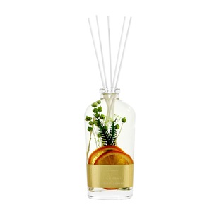Diffuseur de parfum d'ambiance de luxe en gros avec <span class=keywords><strong>bouteille</strong></span> en verre transparent et fleurs séchées préservées, cadeau idéal pour mariage - Product Image 4