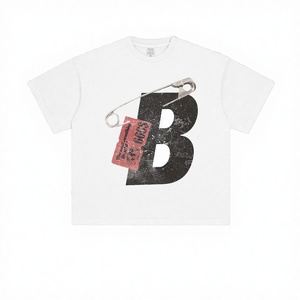 Camisetas Extra Grandes de Punto Personalizadas para Hombre, 280g, 100% Algodón, Estilo Urbano, Vintage, Lavadas - Product Image 3